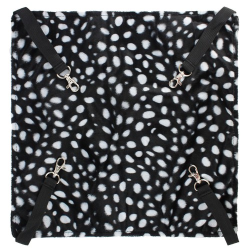 New White Polka Dots Pet Cage Hammock Animal Hanging Cat Bed...