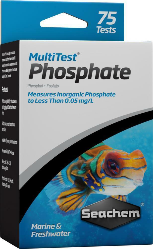 Seachem Multitest Aquarium Test Kit - Freshwater & Saltwater...