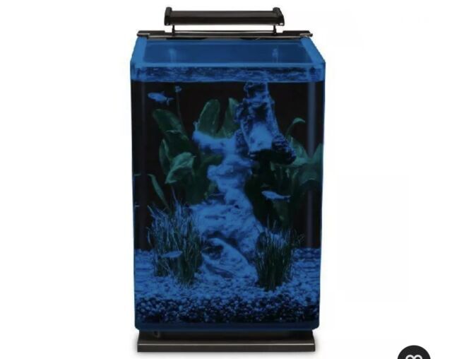 Marineland Portrait Glass LED Aquarium Kit - 5 Gallons Hidde...