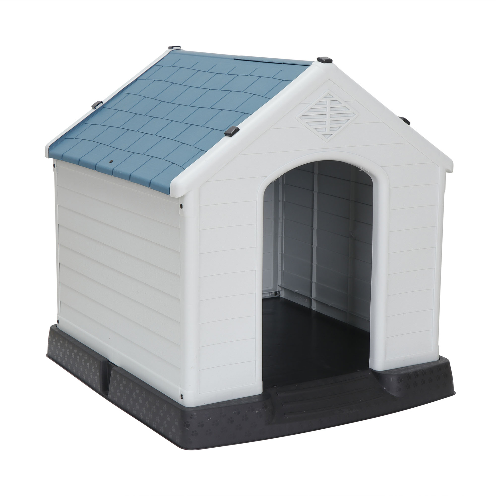 Shelter Easy Assemble Dog House Backyard Weatherproof Design