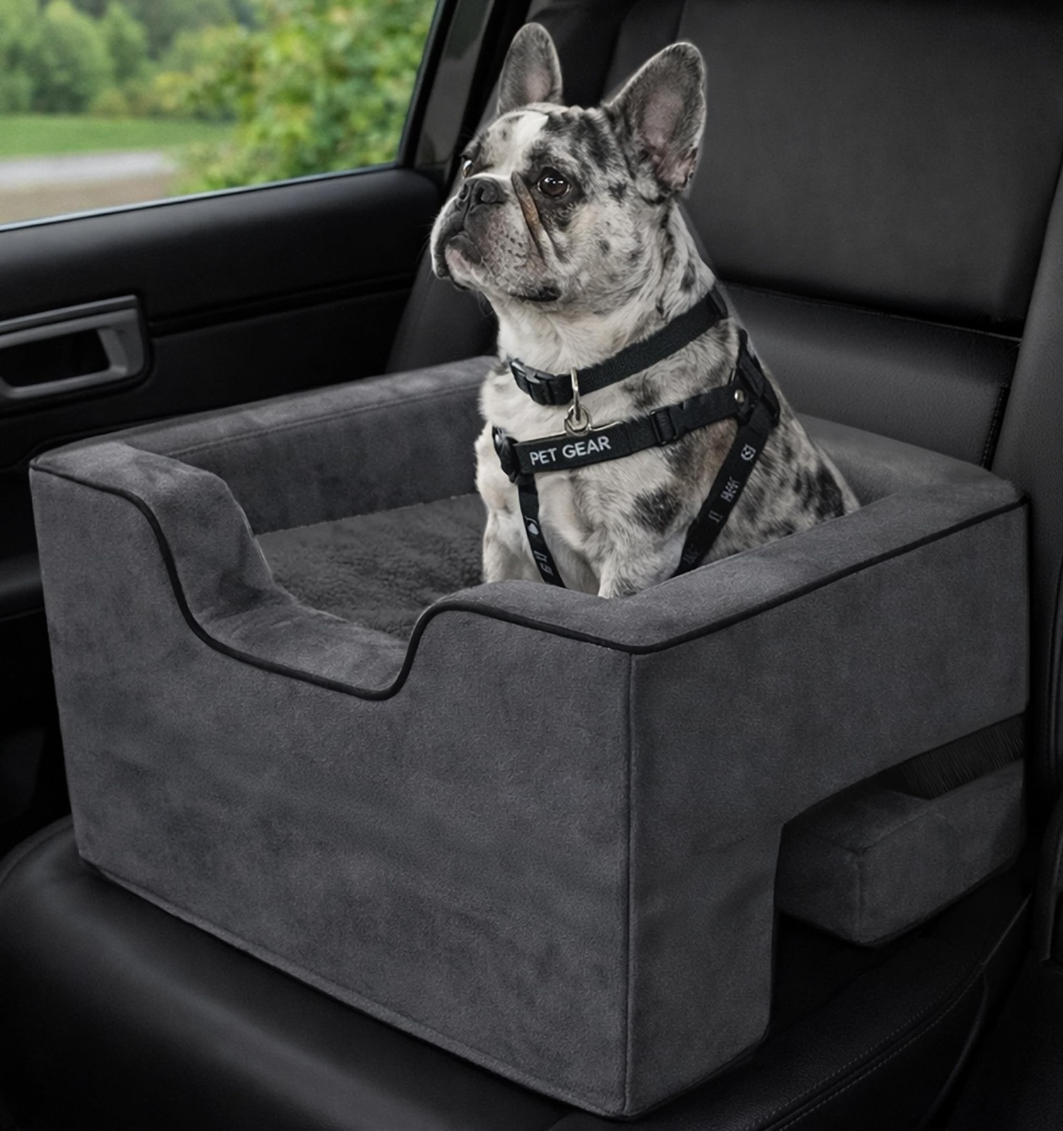 Pet Gear Lookout Booster Seat - Light Charcoal Model | Remov...