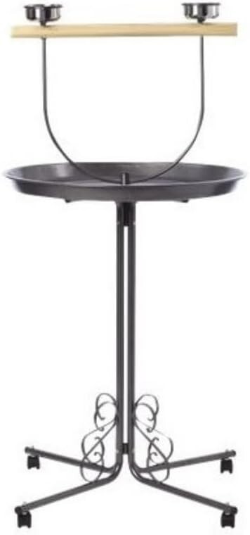 Kaytee EZ Care Bird Stand - Medium Black, 25"Dx54"H