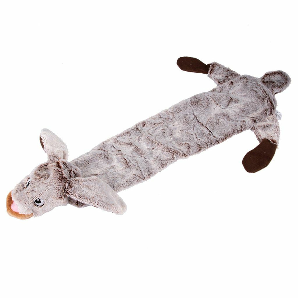 Durable Plush Dog Toys - 4 Count: Large & Small Puppy Squeak...