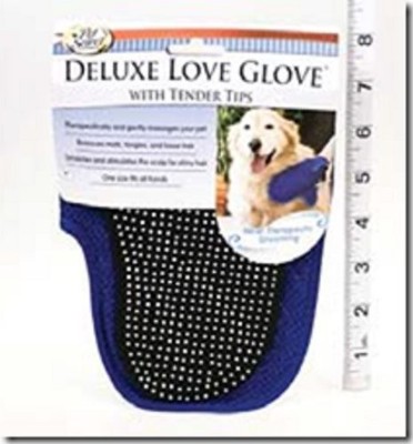Deluxe Love Glove With Tender Tip For Dogs Grooming Brush