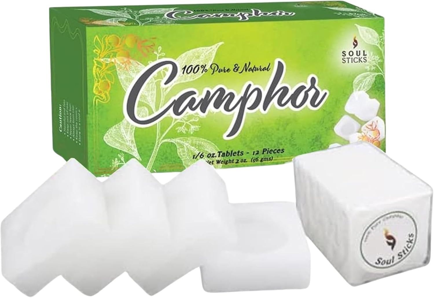 Camphor Tablets – Soul Sticks Pack of 12