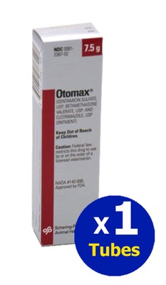 1 Tube Otomax Ointment Ear Drops Bacteria Fungal Otitis Dogs...