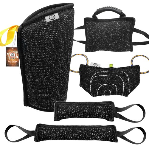 Young K9 Dog Training Bite Sleeve/Tug/Pillow Police Jute Pro...