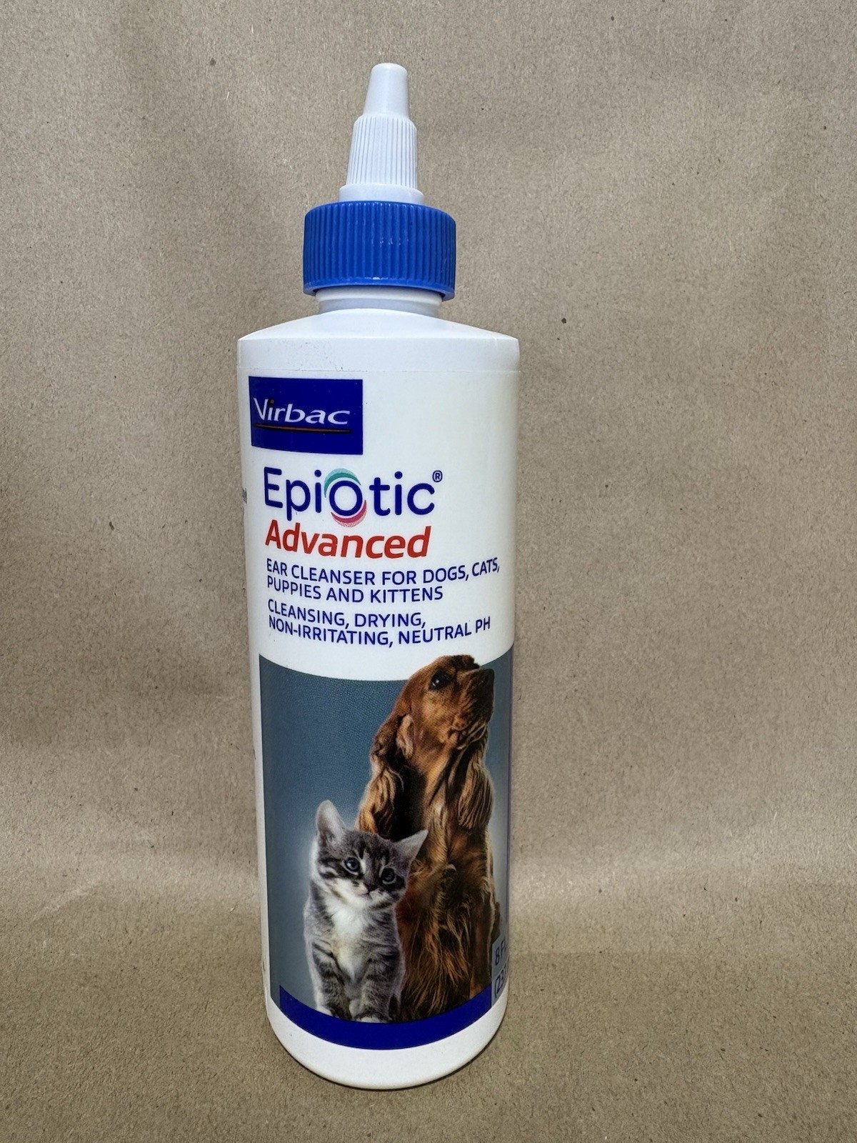 Virbac Epi-Otic Ear Cleanser for Dogs & Cats, All Ages, 8 oz...