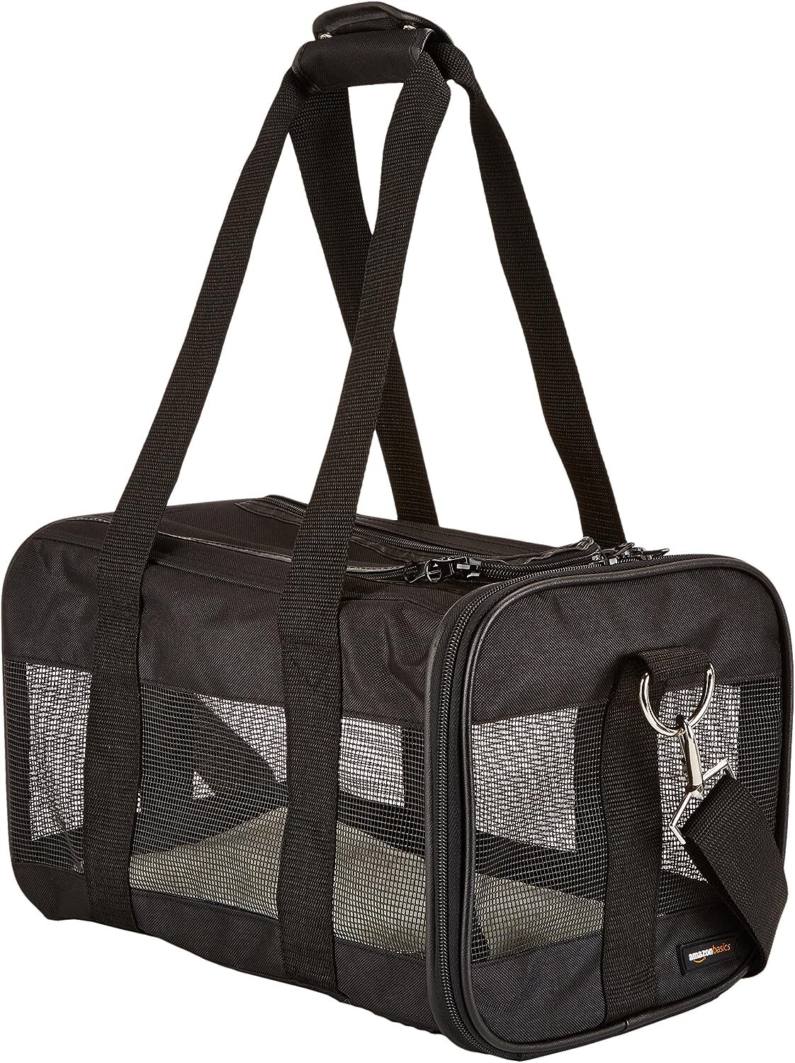 Amazon Basics Soft-Sided Mesh Pet Travel Carrier Small 14 x...