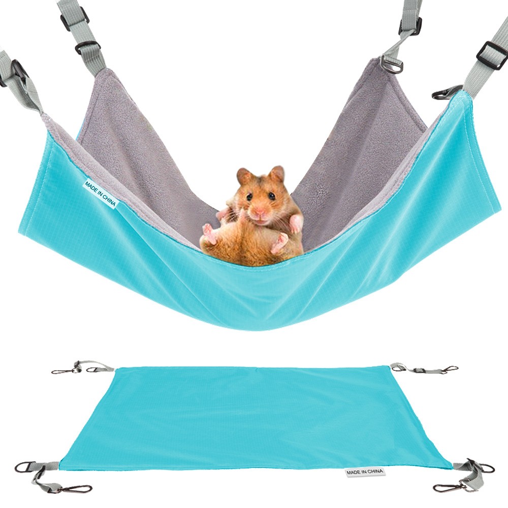 Guinea Pig Hammock Bed Cage for Small Animals (Ferret, Rat,...