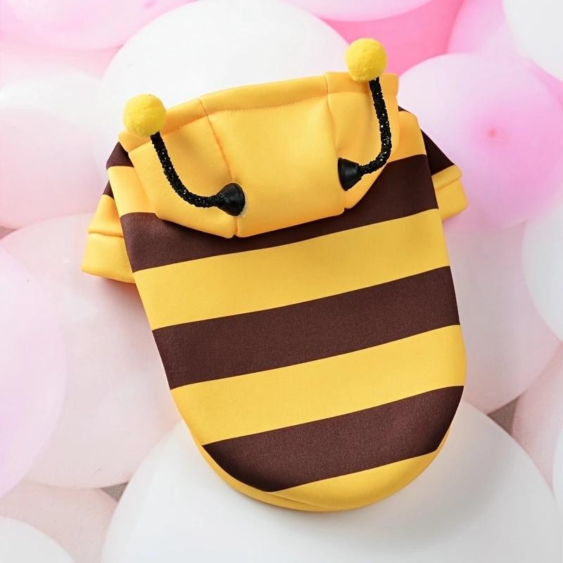 Bee Pet Puppy Halloween Hoodies Cosplay Gifts
