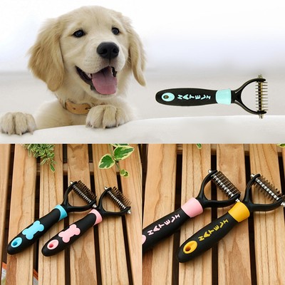Dog Pet Cat Dematting Grooming Deshedding Trimmer Tool Comb...