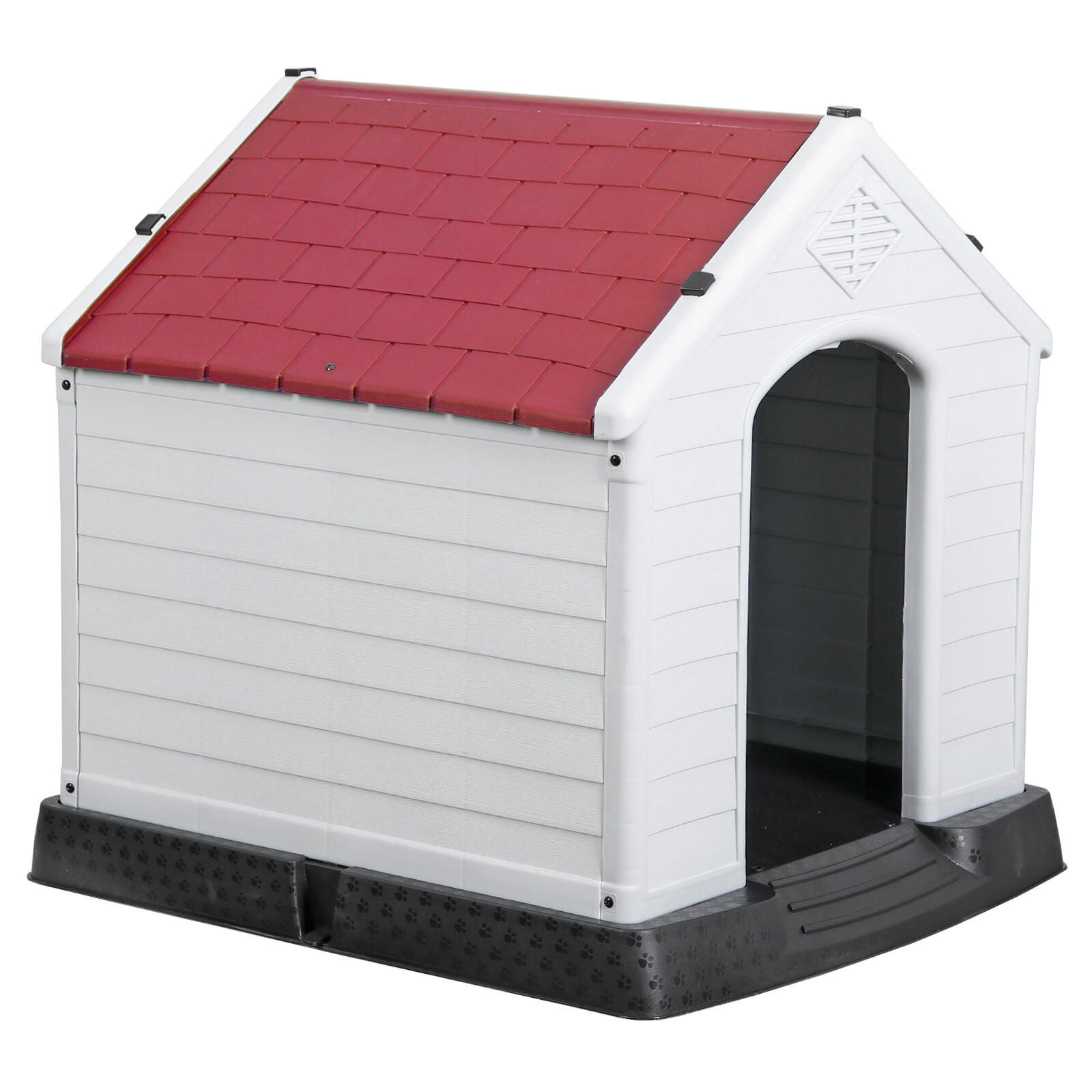 Outdoor Dog Kennel Waterproof Ventilated Elevated Floor