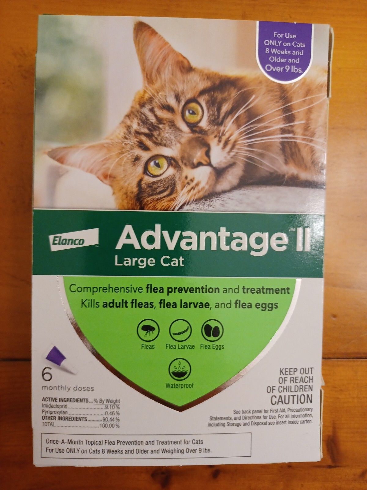 Genuine Advantage II Cat Flea Control - Large Cats Over 9 lb...