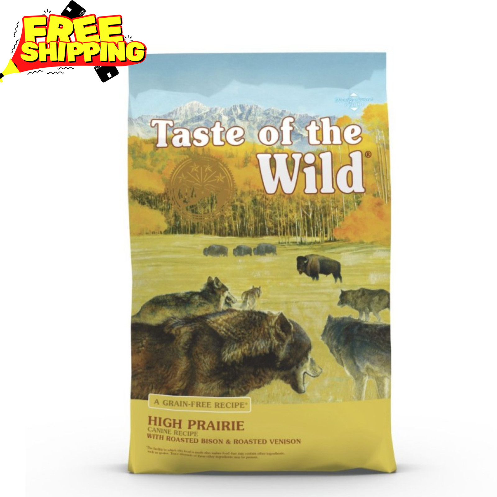 Taste of the Wild High Prairie Dry Dog Food - Roasted Bison...