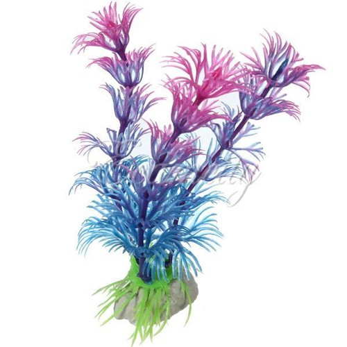 Aquarium Artificial Plastic Grass Fish Tank Ornament Water P...