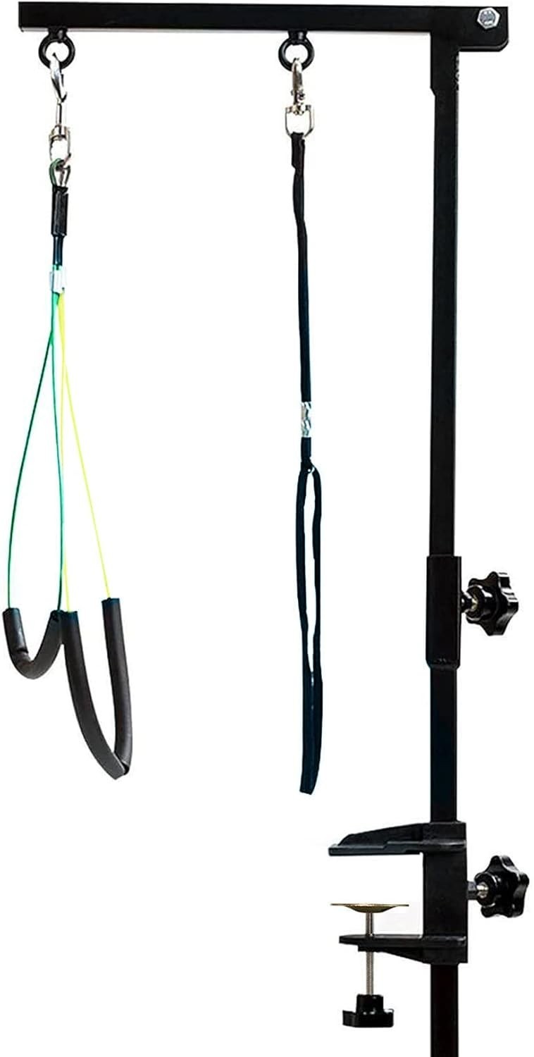 Dog Grooming Arm with Clamp, Loop Noose & Haunch Holder