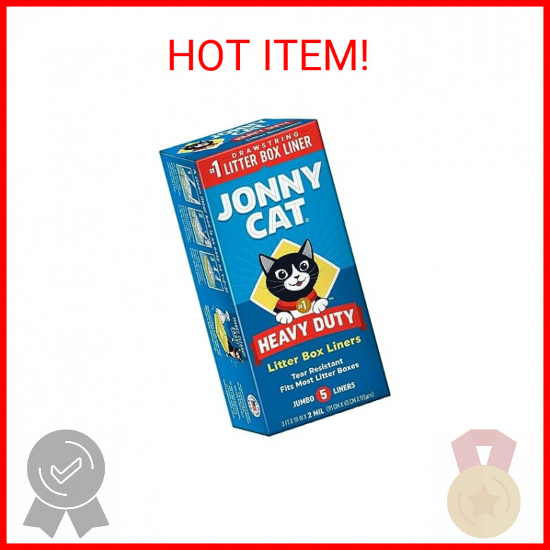 Jonny Cat Jumbo Litter Box Liners (5 Pack)