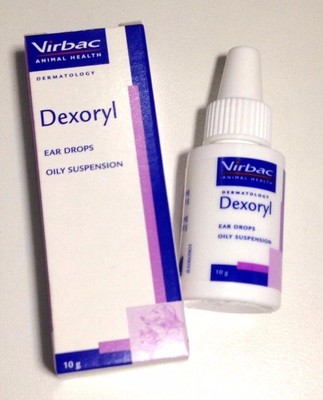 Dexoryl Ear Drops Suspension 10G Cats Dogs Infection Inflamm...