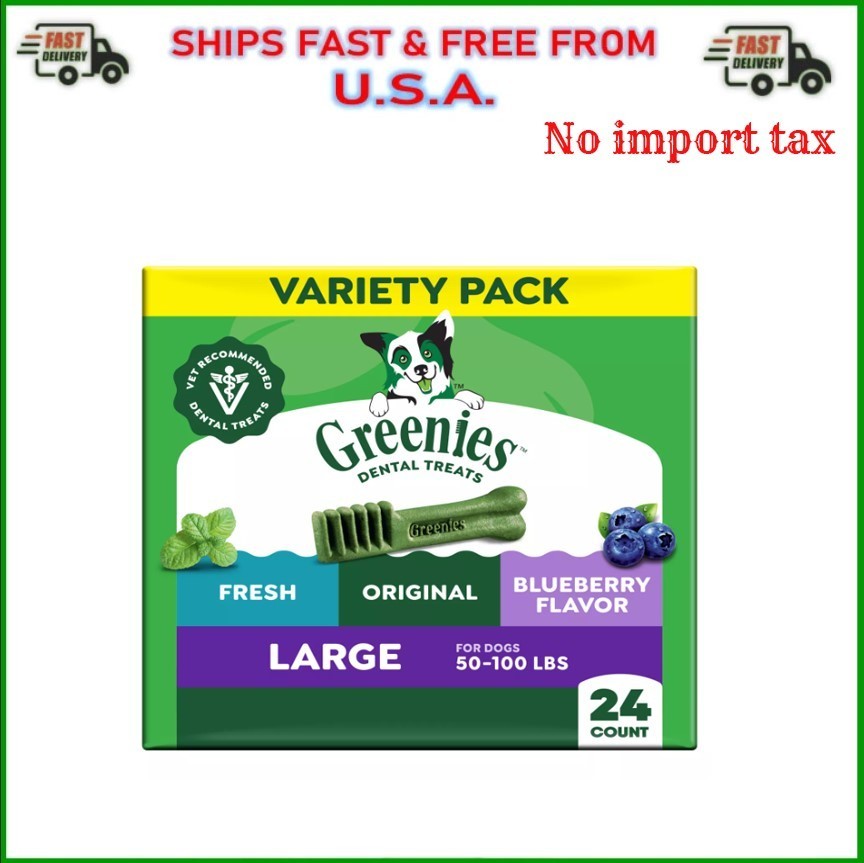 Greenies Large Natural Dog Dental Chews - 36 oz Pack