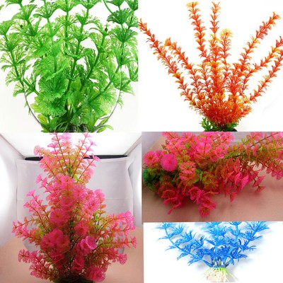 Style Artificial Plastic Water Plant For Aquarium Decoration...