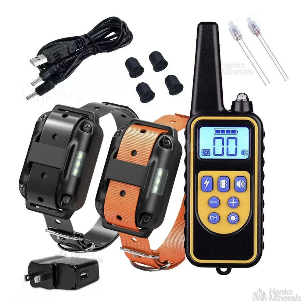 Dog Training Collar - 3000FT Remote Rechargeable Shock Water...