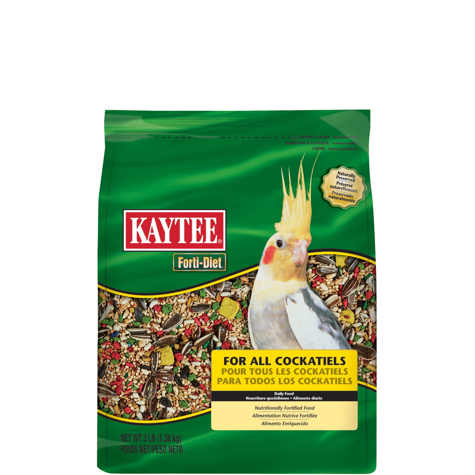 Kaytee Forti-Diet Bird Food Seed - 3 lbs
