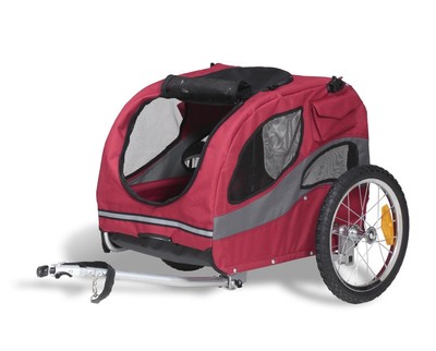 Solvit Houndabout Pet Bicycle Trailer, Medium, Steel Frame