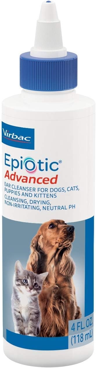 Virbac Epi-Otic Ear Cleanser for Dogs & Cats - All 4 oz Whit...