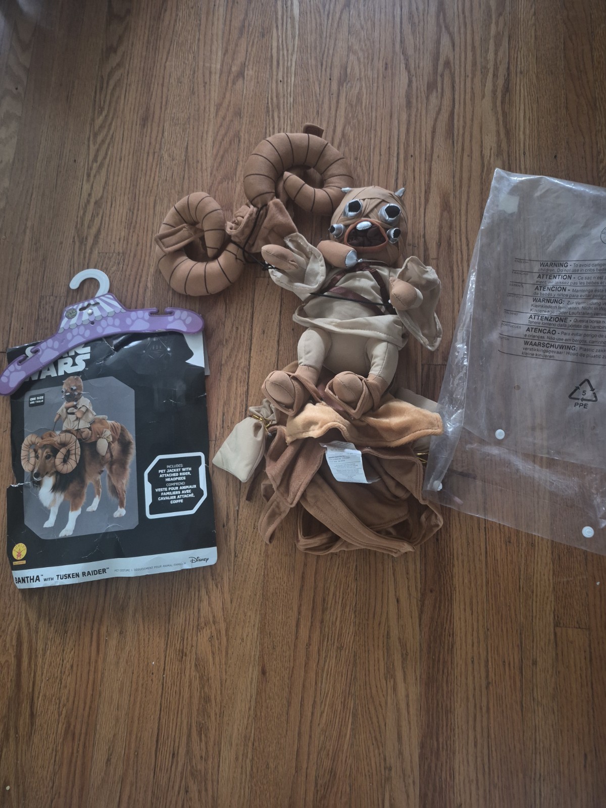 Disney Star Wars Bantha Tusken Raider Dog Costume - One Size...