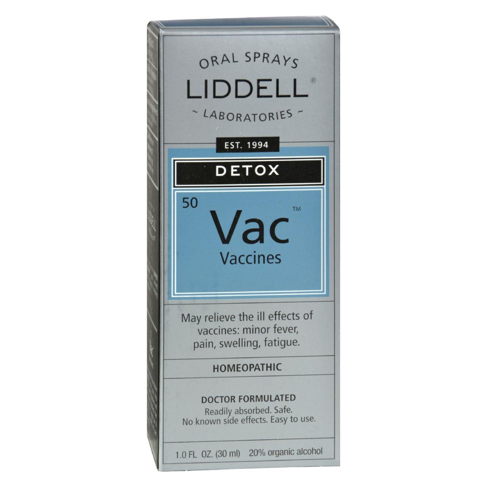 Liddell Detox Homeopathic Remedies Organic Alcohol 30 mL Bot...
