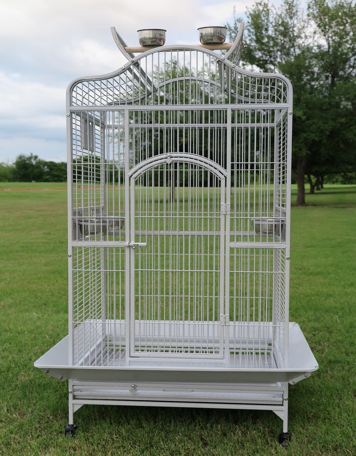 XLarge Parrot Cage: 28"x22"x63" Open Top Play Dome
