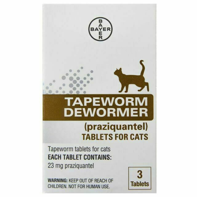 Elanco Praziquantel Dewormer Tablets (3 Count) for Cats & Ki...