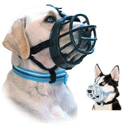 Baskerville Ultra Soft Dog Muzzle Rubber Pet Muzzle Adjustab...