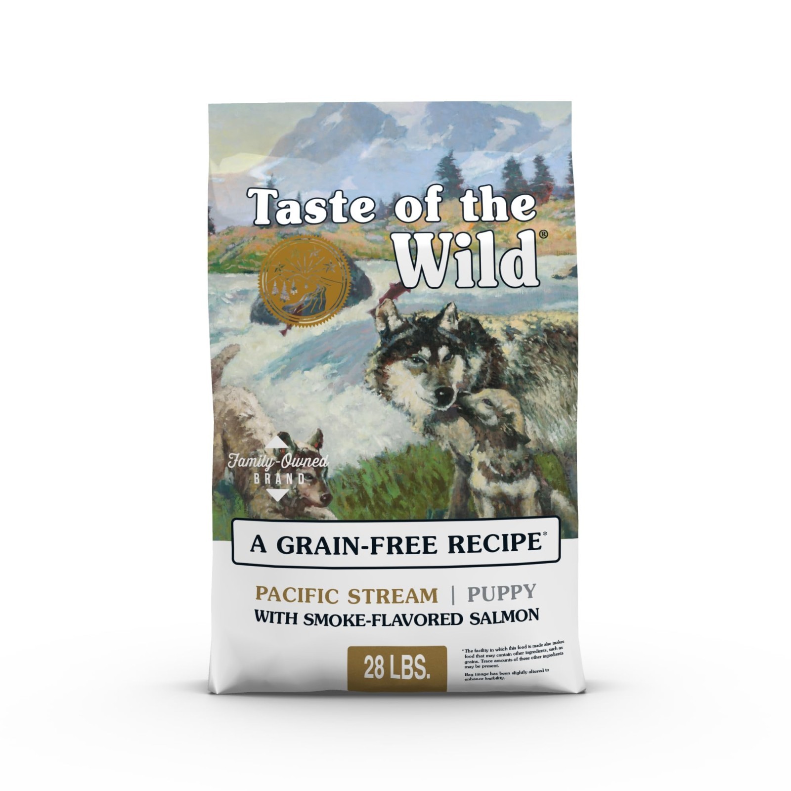 Taste of the Wild Pacific Stream Salmon Dry Food - 28lb Reci...