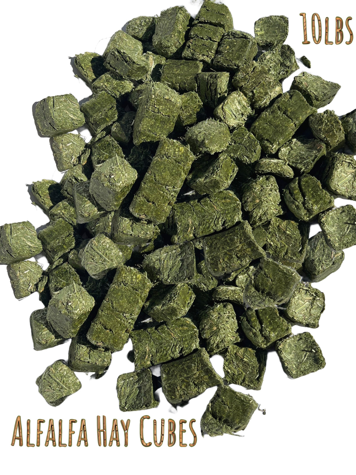 Premium Alfalfa Hay Cubes for Hamsters, Rabbits, Guinea Pigs...