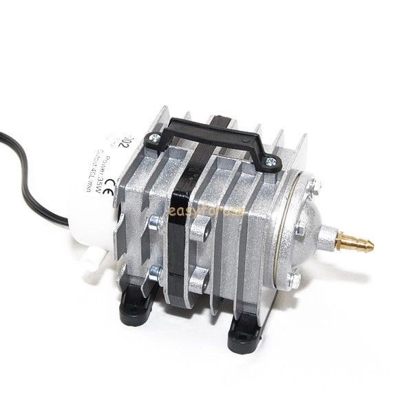 Commercial Hydroponic Aquarium Pond Air Pump - 35W, 40L/Min,...