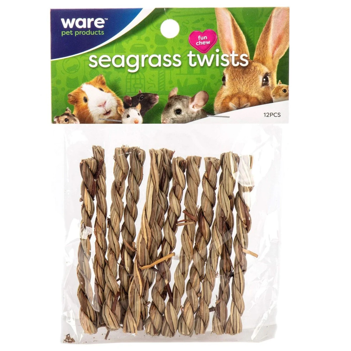 Ware Manufacturing Sundried Seagrass Twists Small Pet Chew T...