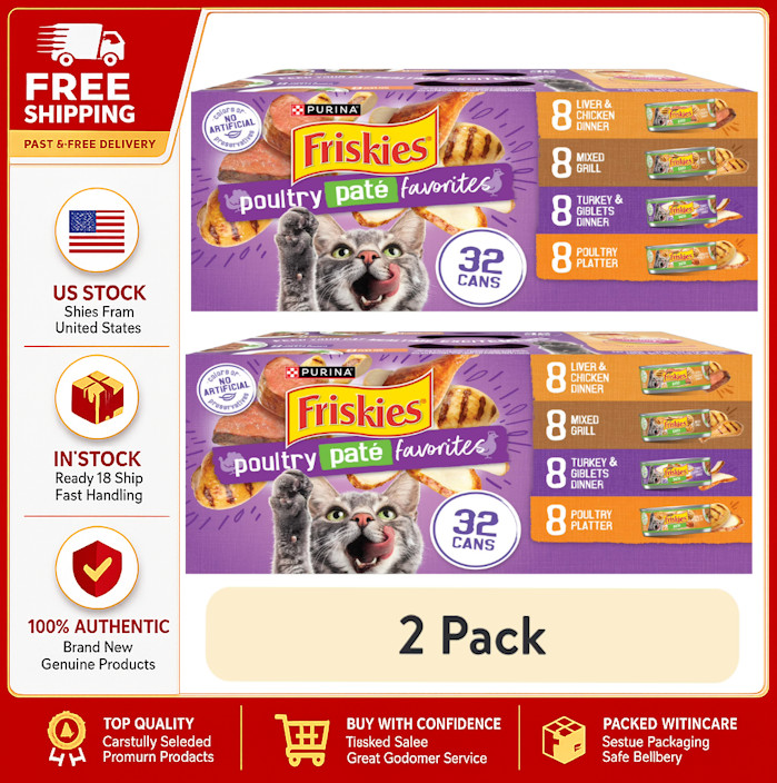 Purina Friskies Wet Cat Food Variety Pack - Soft Poultry Fla...
