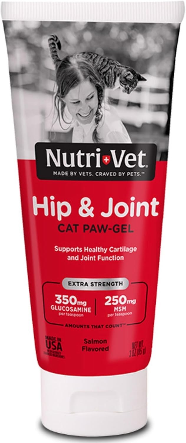 Nutri-Vet Hip & Joint Paw Gel Cat Supplement With Glucosamin...