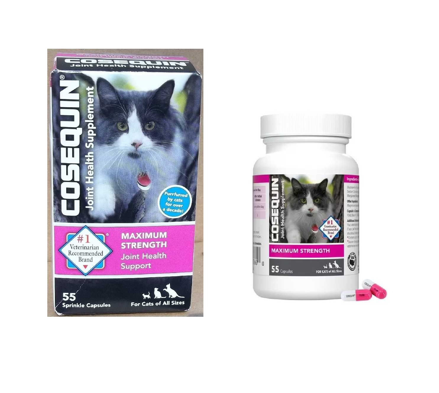 Cosequin Maximum Strength Joint Health for Cats 55 Sprinkle...