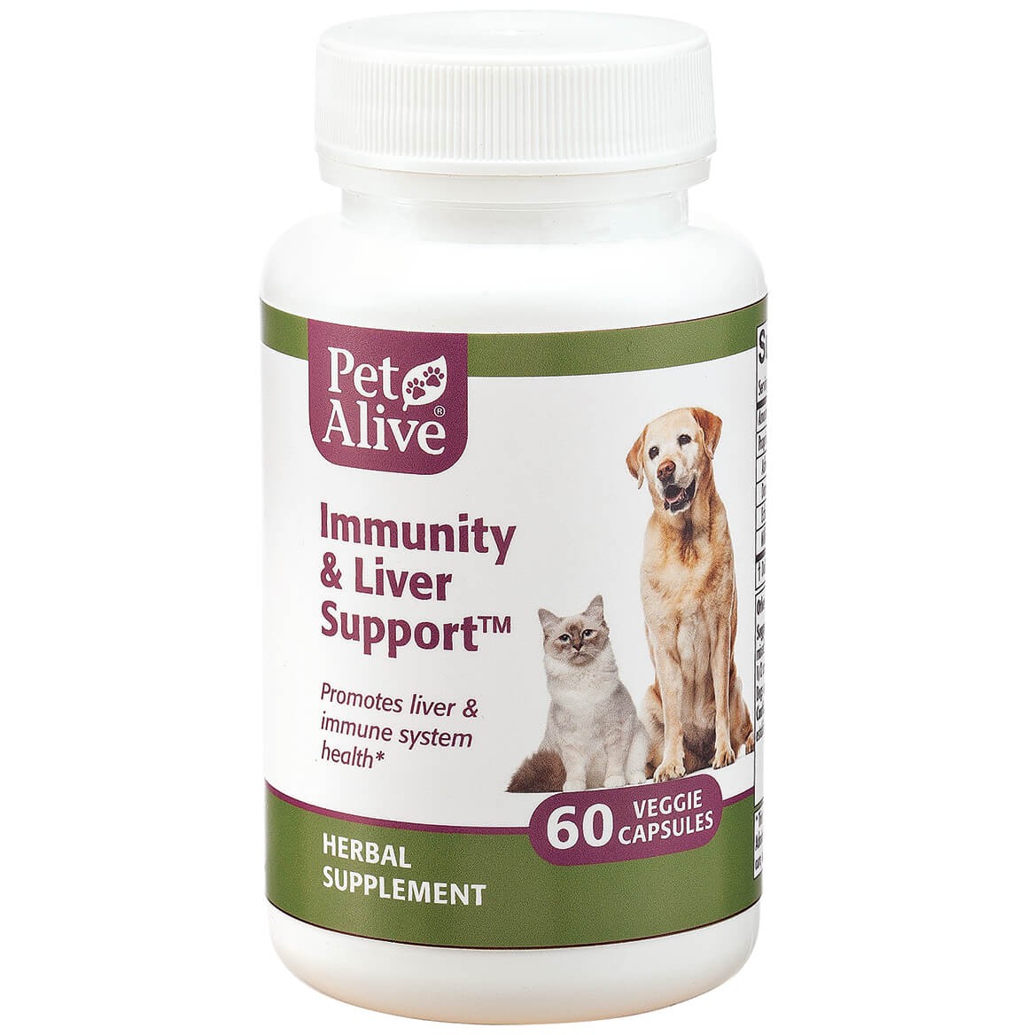 Native Remedies Immunity & Liver Support Capsules for Pets