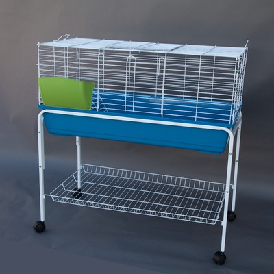 Flyline Bunny Hotel 100 Rabbit Guinea Pig Cage With Stand 10...