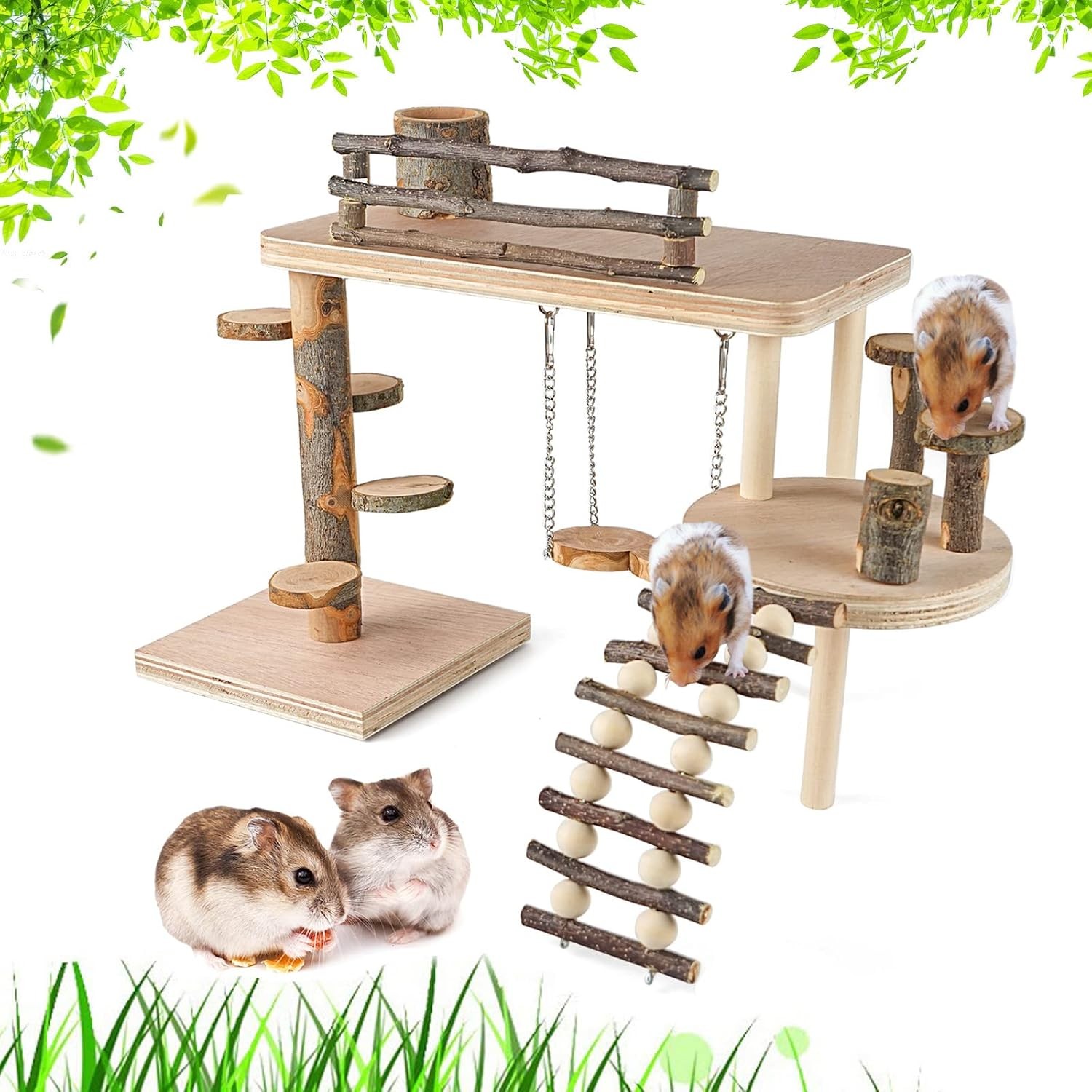 Natural Living Hamster Climbing Platform