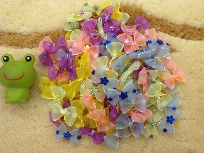 50Pcs/Lot Handmade Designer Pet Dog Accessories Grooming Hai...