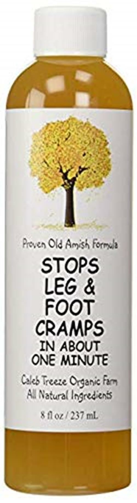 Caleb Treeze Organic Farms Stops Leg & Foot Cramps 8 oz