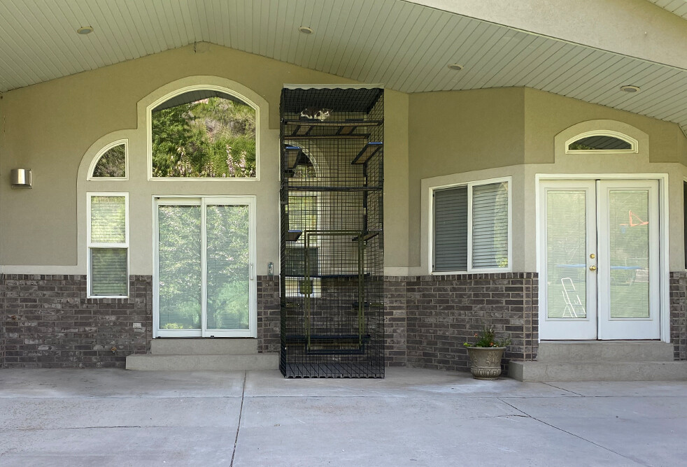48" X 48" X 144" Catio Outdoor Cat Enclosure