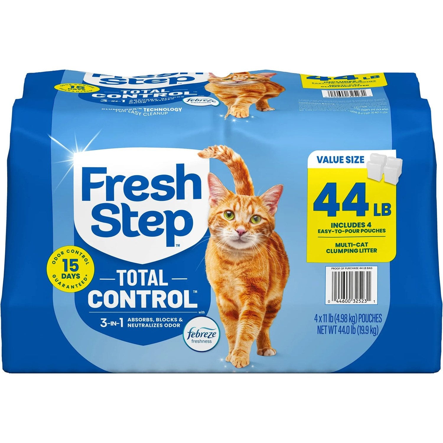 Fresh Step Total Control Scented Clumping Litter - Febreze F...
