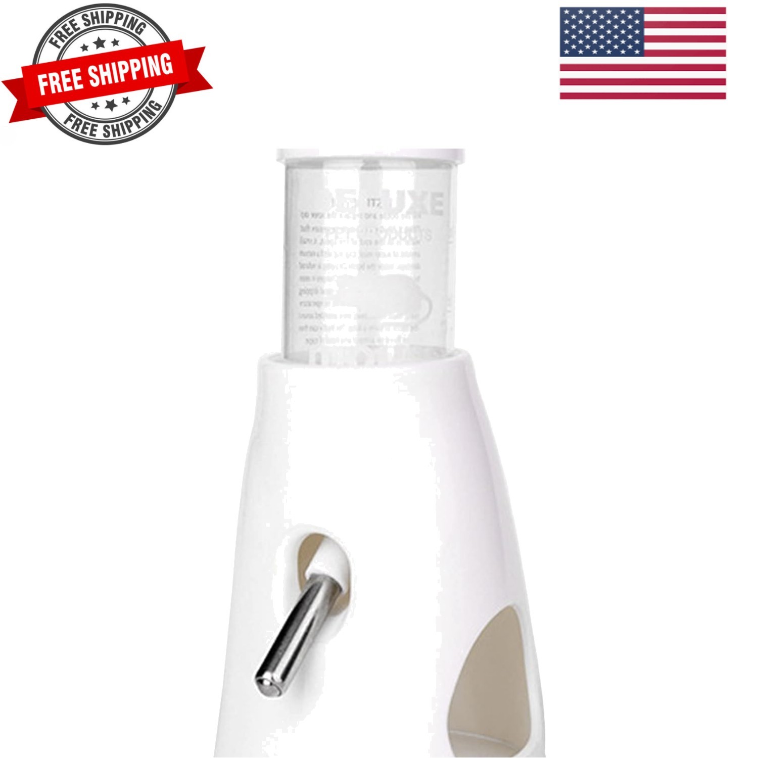 Hamster Water Dispenser Bottle with Hideout Stand