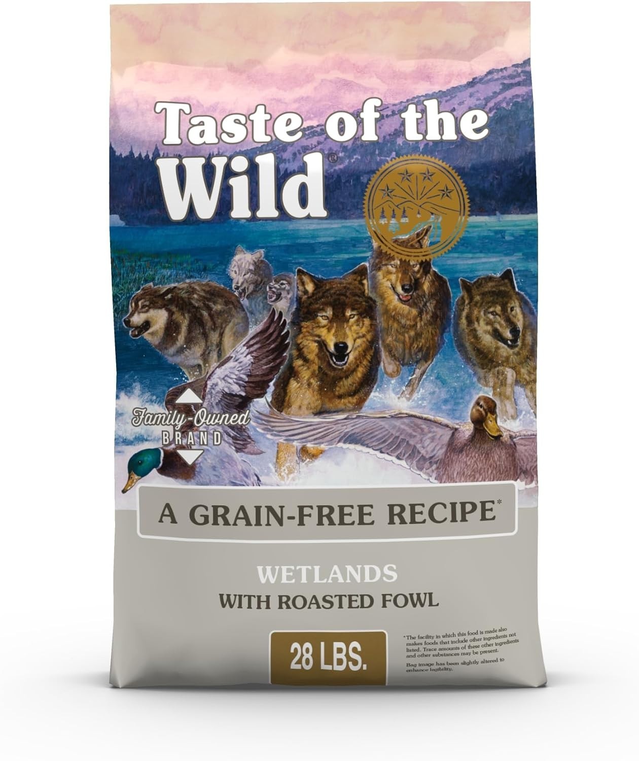 Taste of the Wild Wetlands Dog Food - Roasted Fowl - 28lb Pa...